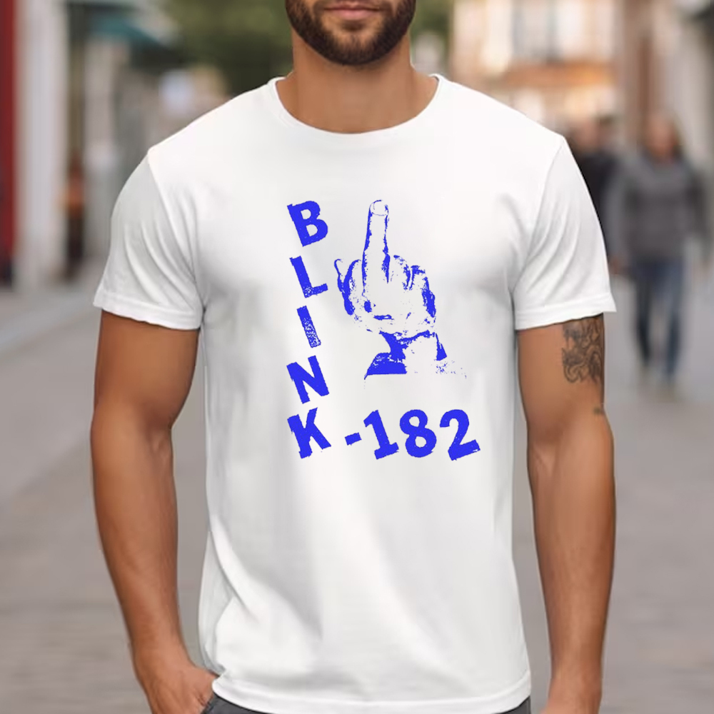Middle Finger Blink182 Unisex Tshirt Gift For Fan